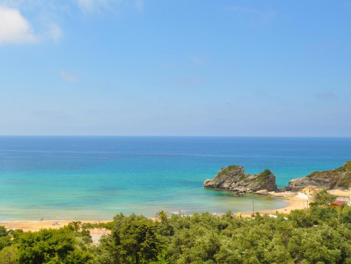Luxury Loft Apartment With Pool - Pelekas Beach, Corfu Eksteriør bilde