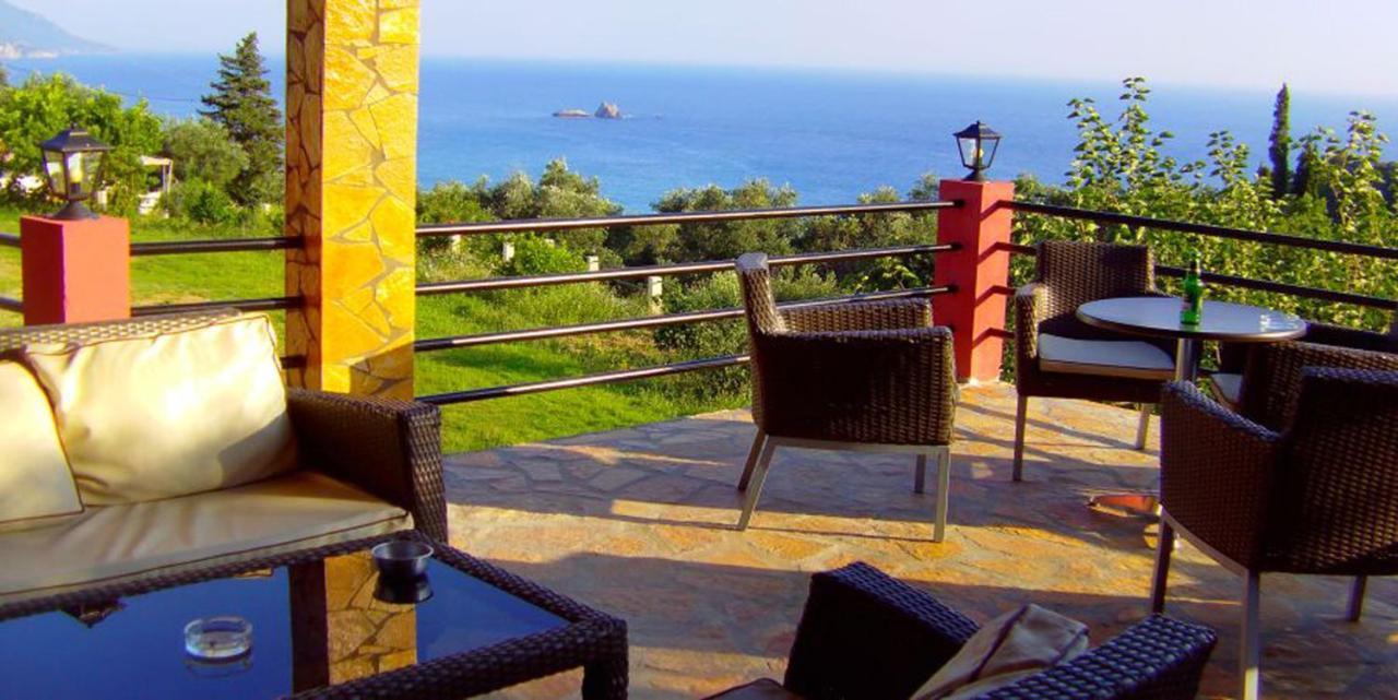 Luxury Loft Apartment With Pool - Pelekas Beach, Corfu Eksteriør bilde