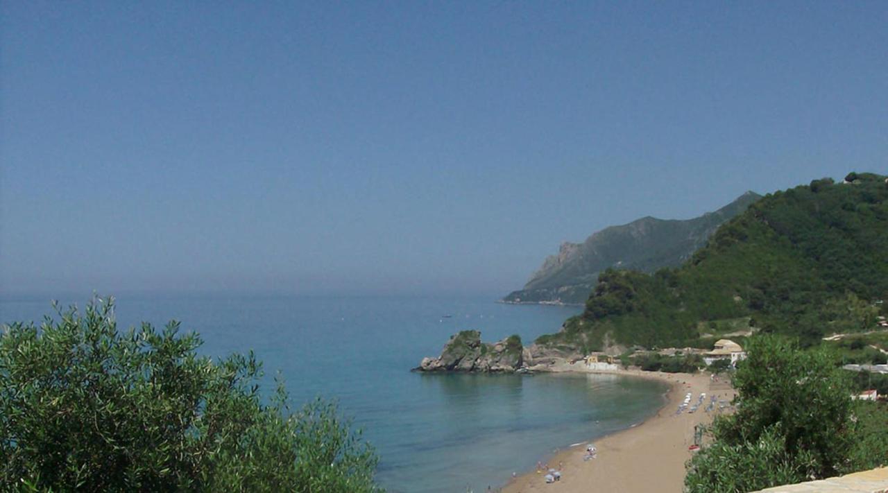 Luxury Loft Apartment With Pool - Pelekas Beach, Corfu Eksteriør bilde
